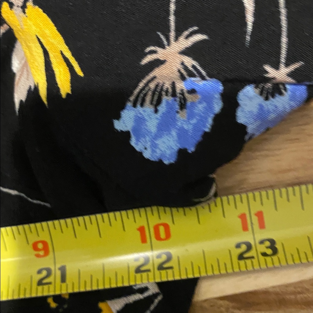 Old Navy Black Floral Long Sleeve Dress - Picture 7 of 7